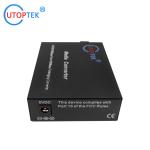 10/100/1000Mbps SM dual SC 20km Fiber media converter 1310nm with DC5V power