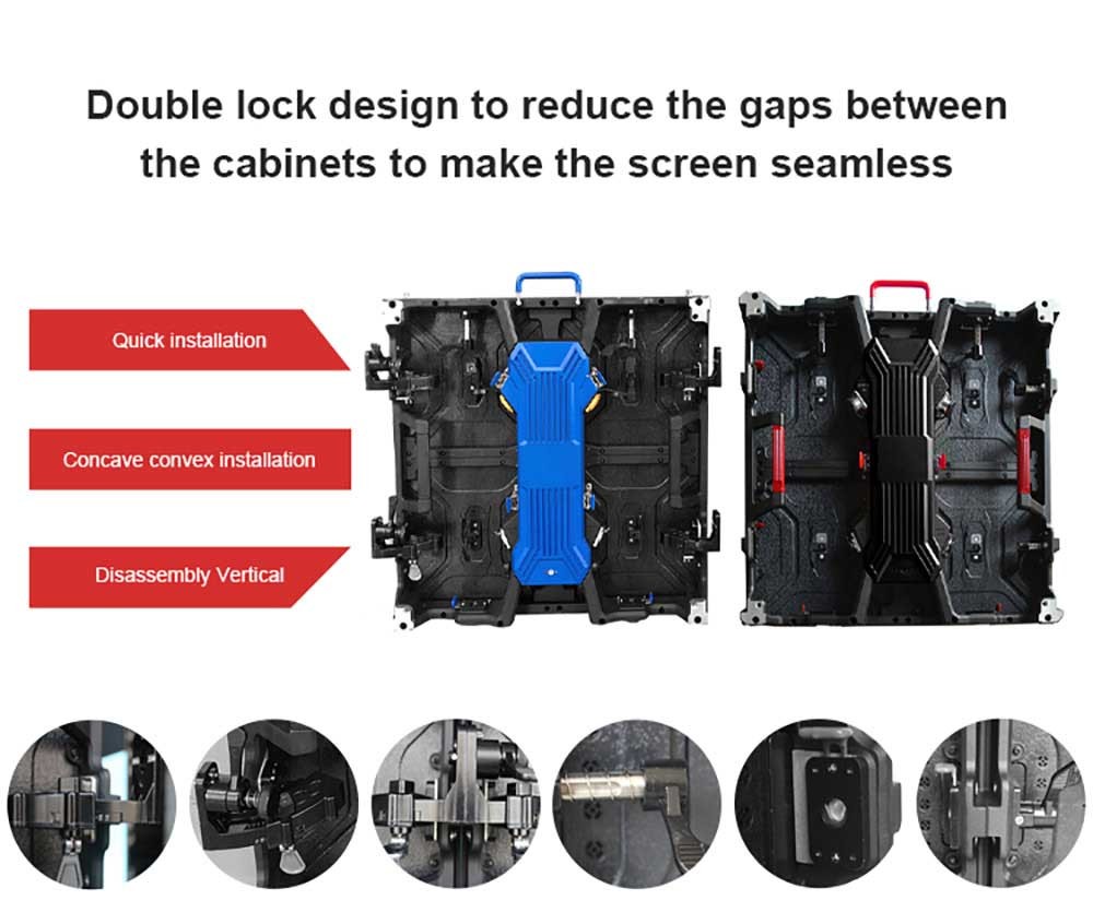 SMD2727 1R1G1B / P4.81mm LED Display Screen Hire For Advertising Outdoor