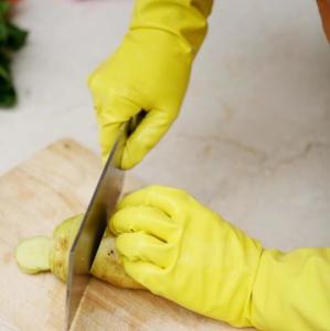 China Reused Latex Kitchen Waterproof 50g Household Gloves wholesale