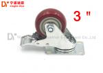 Polyurethane Flat Universal Industrial Caster Wheels Heavy Load Wheels With