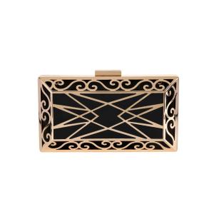 China OEM Spikes Pattern Hollow Out Dinner Bag Frame 20*11cm wholesale