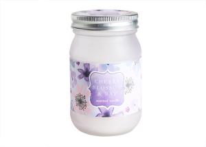 China Large Frosted Glass Candle Holder Lead - Free Glass Unique Design wholesale