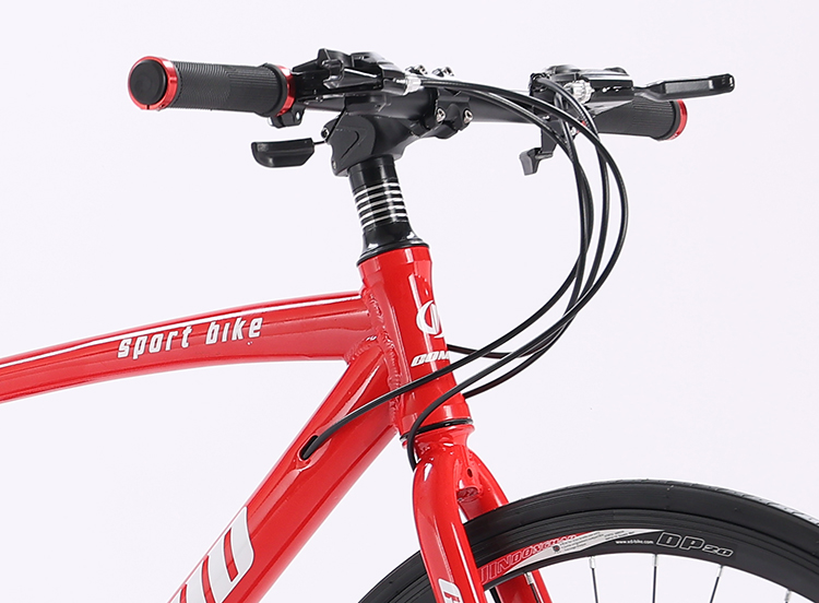 Aluminum Alloy Frame 700C Road Bike B2B Customization Racing City Bike with Carton Size 135*19*72cm