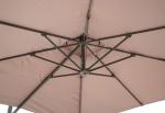 Double Top Patio Umbrella Garden Parasol Waterproof Canopy AJUNION W300xD300xH26