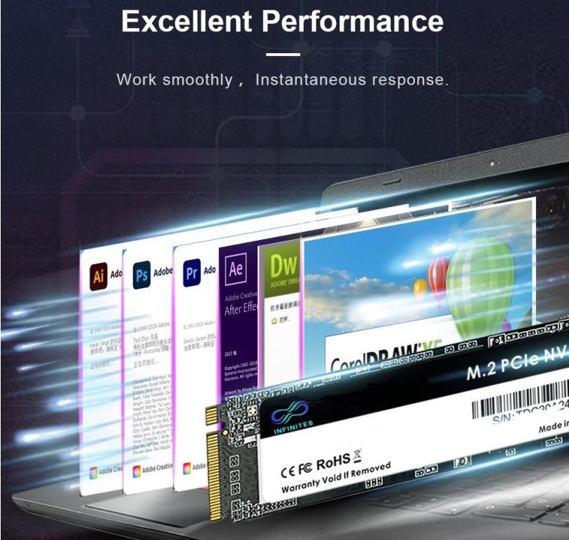 512GB SSD M. 2-2280 Pm9a1 Pcie4X4 Mzvl2512hcjq-00b00 Solid State Disk (SSD) M. 2