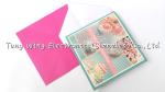 Christmas Square Shaped Musical Greeting Card with sound module