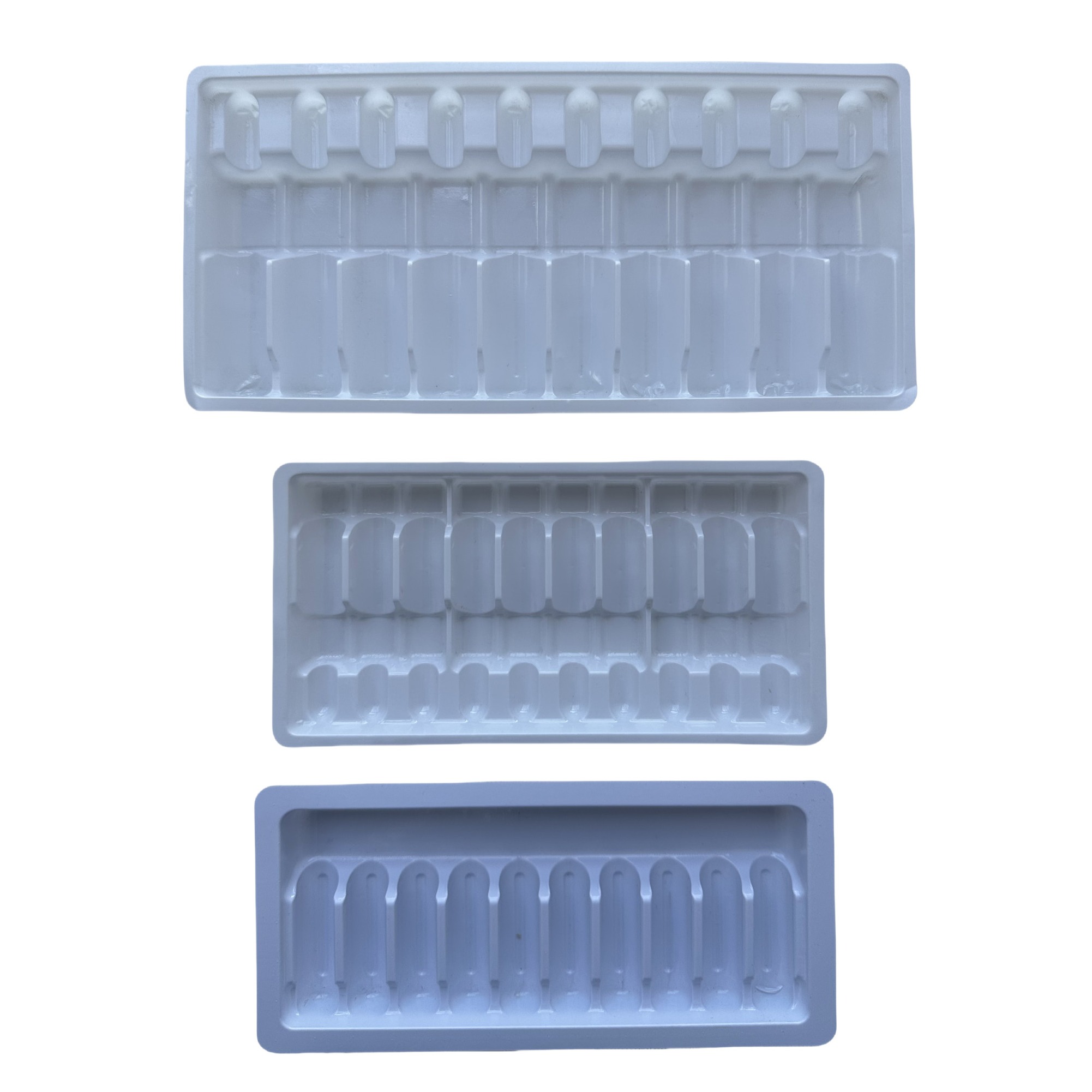 Customized PET Tray Packaging For Drug Water Injection Bottles