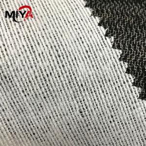 China White 150gsm Polyester Woven Fusible Interlining wholesale