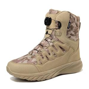 China Steel Toe Tactical Military Boots Unisex Waterproof Desert Boots For Hiking Outdoor Exploration wholesale