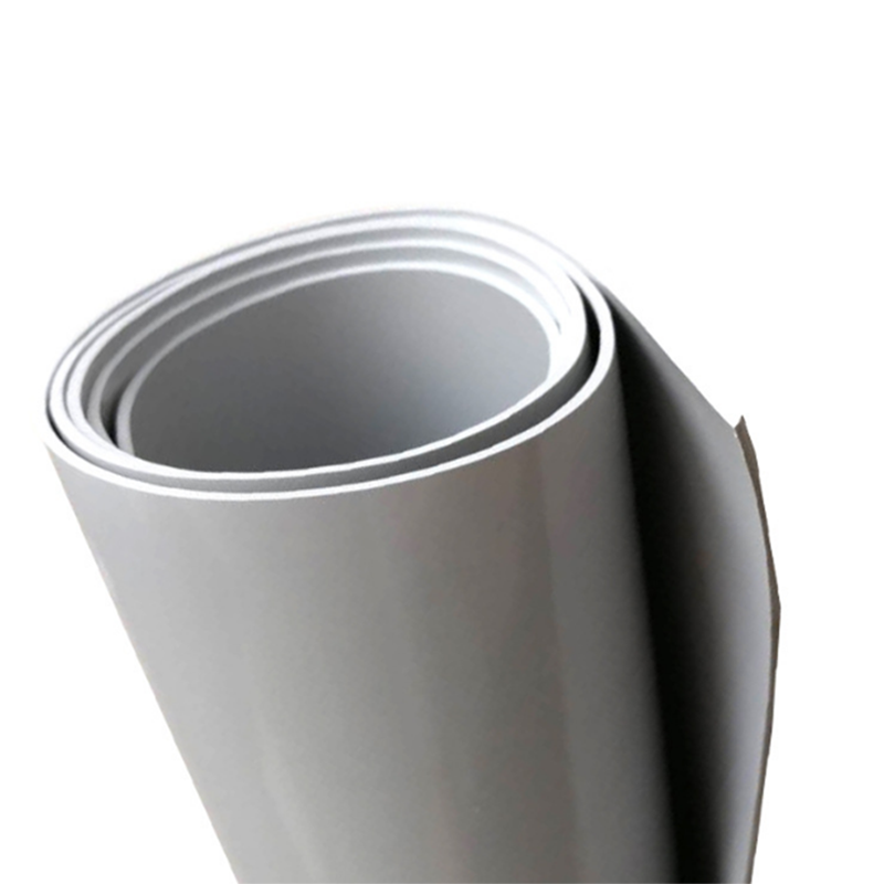 Polyester Fabric Reinforced PVC Sheet Waterproof Membrane Customized