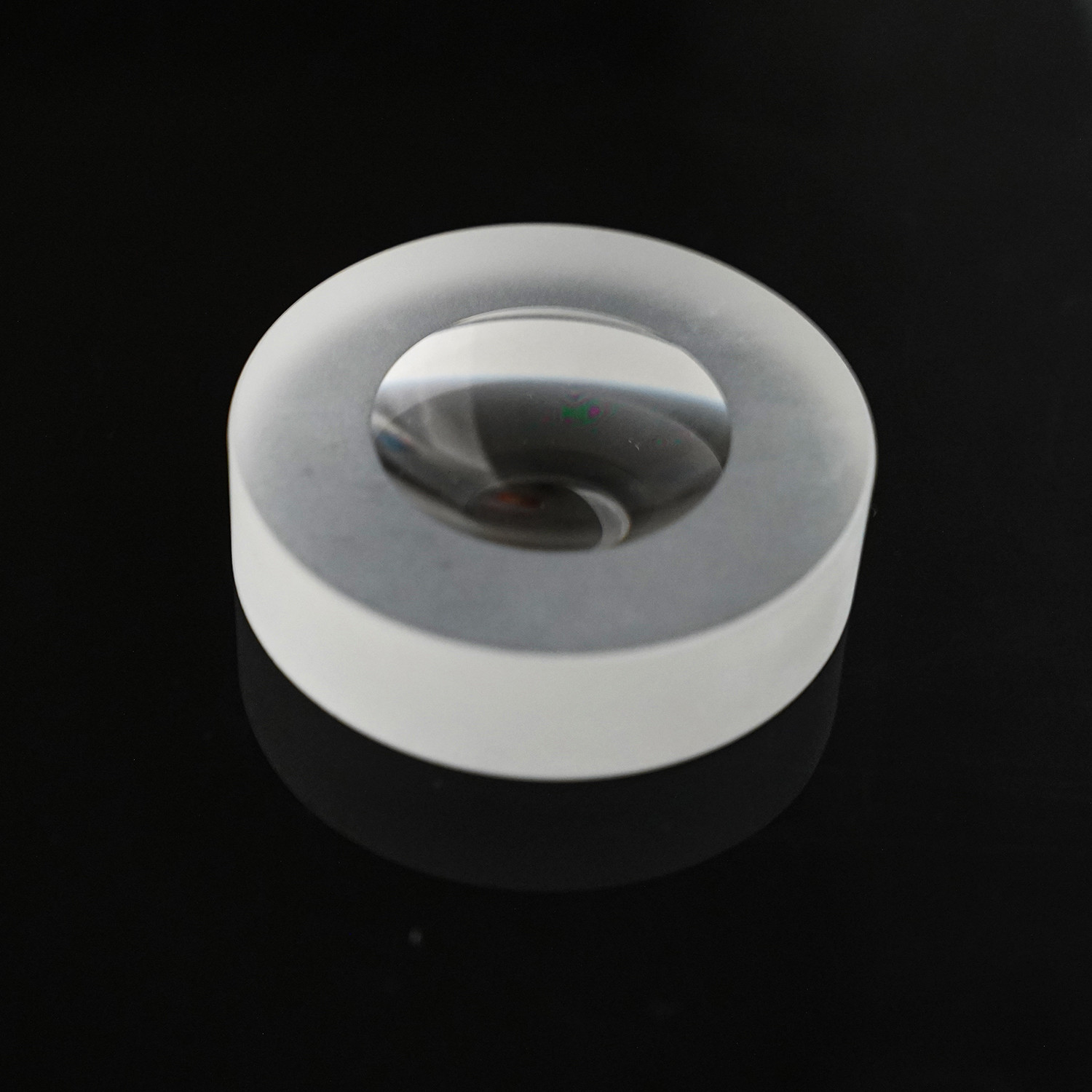 46mm Round Biconcave Optical Glass Lens Double Concave Lens