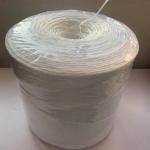 2mm Packaging rope Twisted White Poly Baler twine fibrillated polypropylene