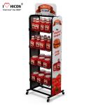 1 Minitue Understand POP Merchandise Displays Attractive Wire Snack Display
