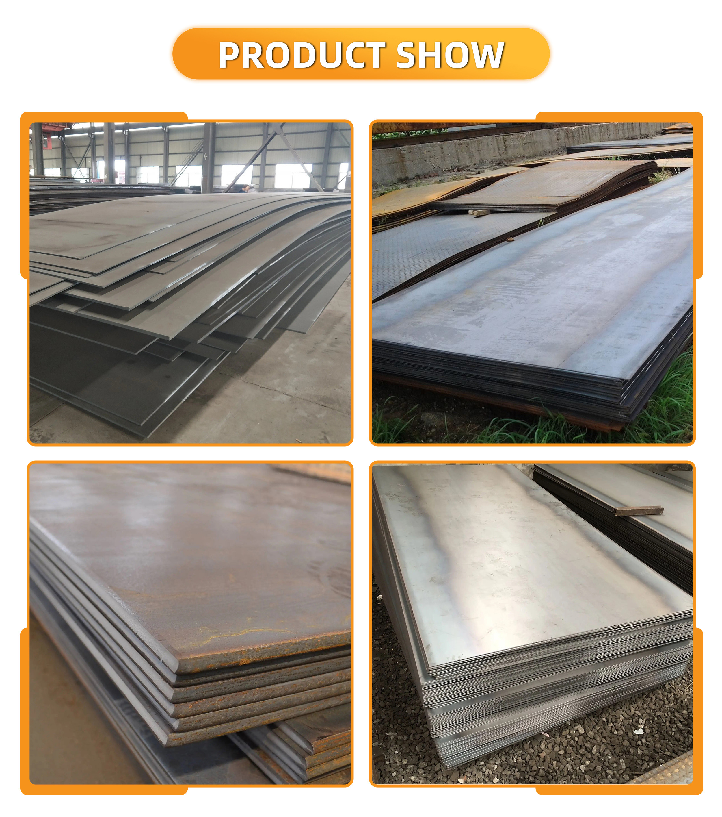 Shipbuilding Steel Iron Sheet Plate Hot Rolled Black Surface 6mm 8mm 9mm 12mm
