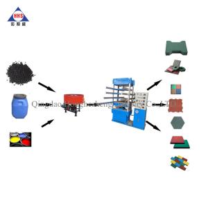 China Column Hydraulic Rubber Vulcanizing Machine 50 Ton 550*550mm Rubber Tile Plate Press wholesale