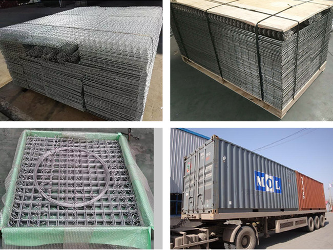 100x50mm CE Welded Gabion Box 8mm Single Wire Gabion Garden Wall