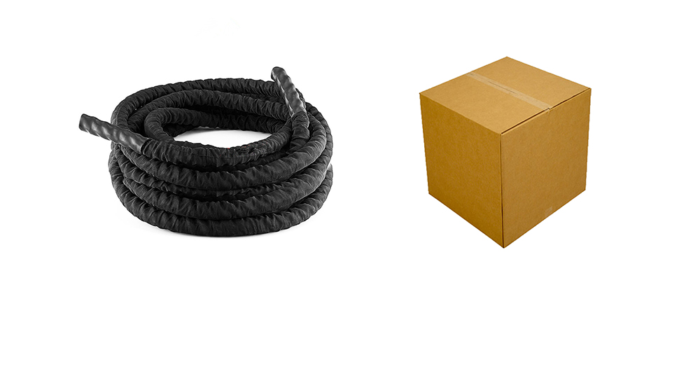 Polyester Polypropylene Battle Rope 12m Commercial Gym Power Training for Sports Activities