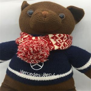 China Knitting Mini Scarf for Christmas Wine Bottle Candy Dollhouse Christmas Party Supplies wholesale