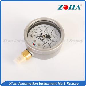 China Eco Friendly Oil Filled Pressure Gauge For Chemical Industry OEM Supply wholesale