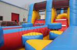 Dual Lane Inflatable Sports Games / Obstacle Course 15.2x3x4.9m