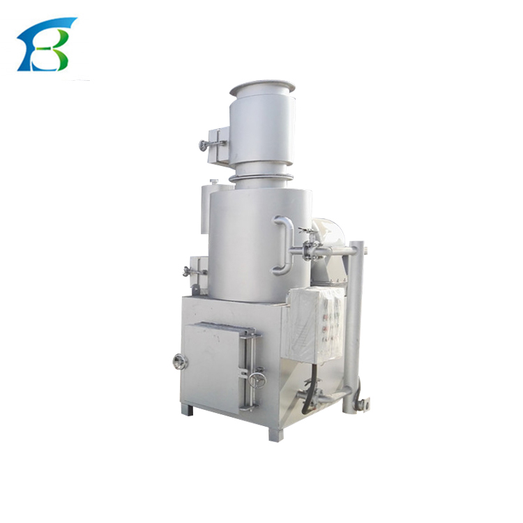 20-500kgs/batch Capacity Flue Gas Purification and Solid Waste Treatment Incinerator