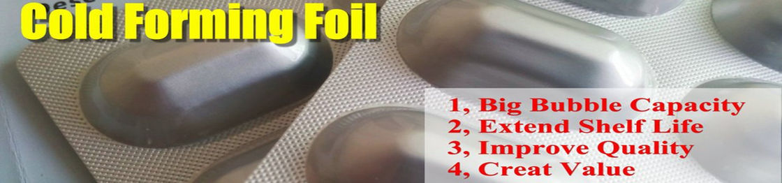 Cold Forming Blister Packaging Materials Aluminum Foil Blister Packing Material