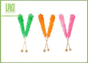 China Fashion Rock Candy Swizzle Sticks , Bamboo Lollipop Sticks Bulk Placking wholesale