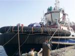 Weather Resistant Marine Rubber Fender / Tugboat Fender With Stainless Steel