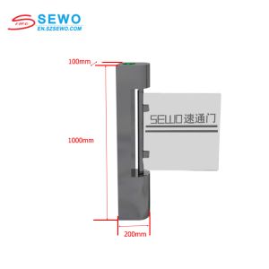 Fully Automatic Speed Gate Turnstile with RFID NFC Reader