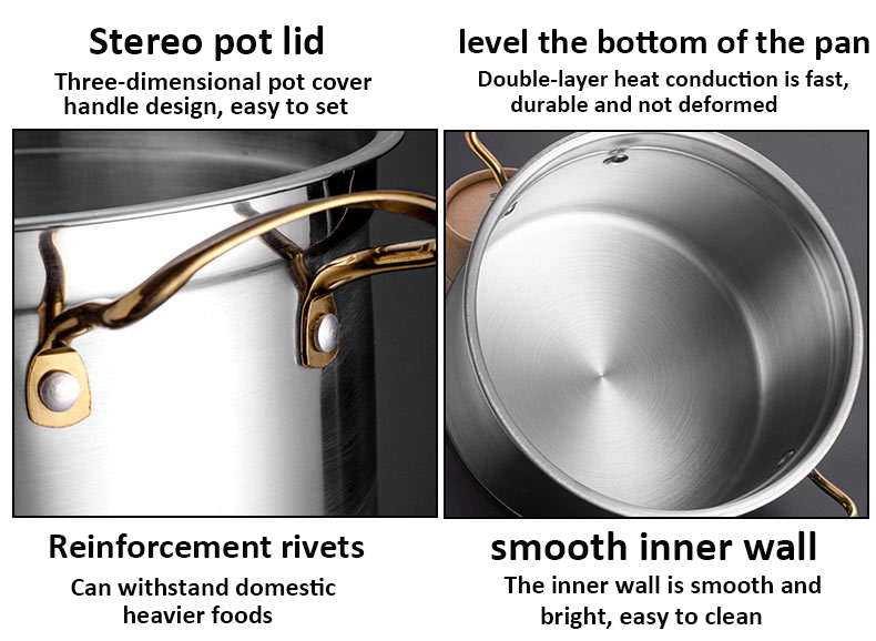 Wholesale Tornado Cookware Sets Multifunctional Cooking Pot Kitchen 6 Piece Soup Pot Set