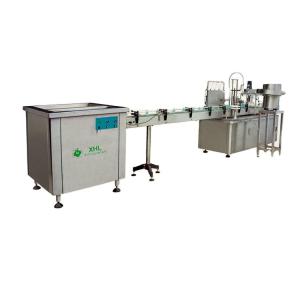 China round bottle 3KW 1800BPH Plastic Bottle Filling Machine wholesale