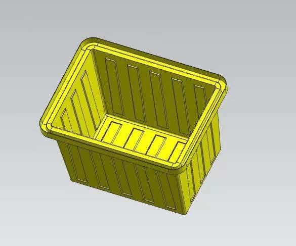 One hundred sixty liters of square box mold for making plastic products