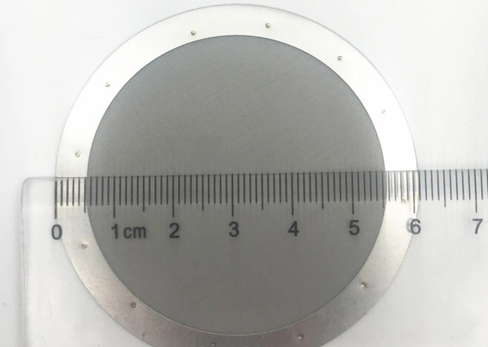 Long Lifetime Wire Mesh Filter Screen 61.5mm Diameter High Temperature Resistance