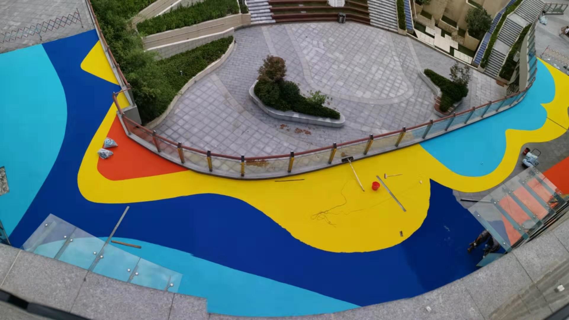 4mm EPDM Rose Color Rubber Granules Safe For Preschool Rubber Flooring