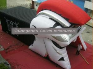 China inflatable mascot knight sport helmet tunnel for sale wholesale