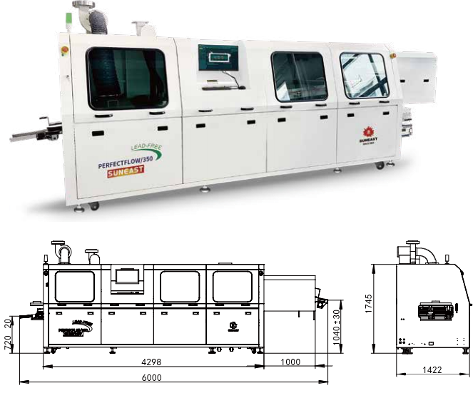 Innovative Small Wave Soldering Machine Anti Corrosion For DIP Production Line