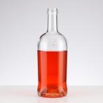 500ml 700ml 750ml 1000ml Glass Bottle for Liquor Vodka Gin Whiskey Base Material
