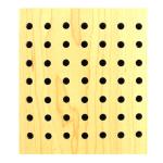 Music Room Perforated Wood Acoustic Panels Sound Absorption Polyester Fiber Wall