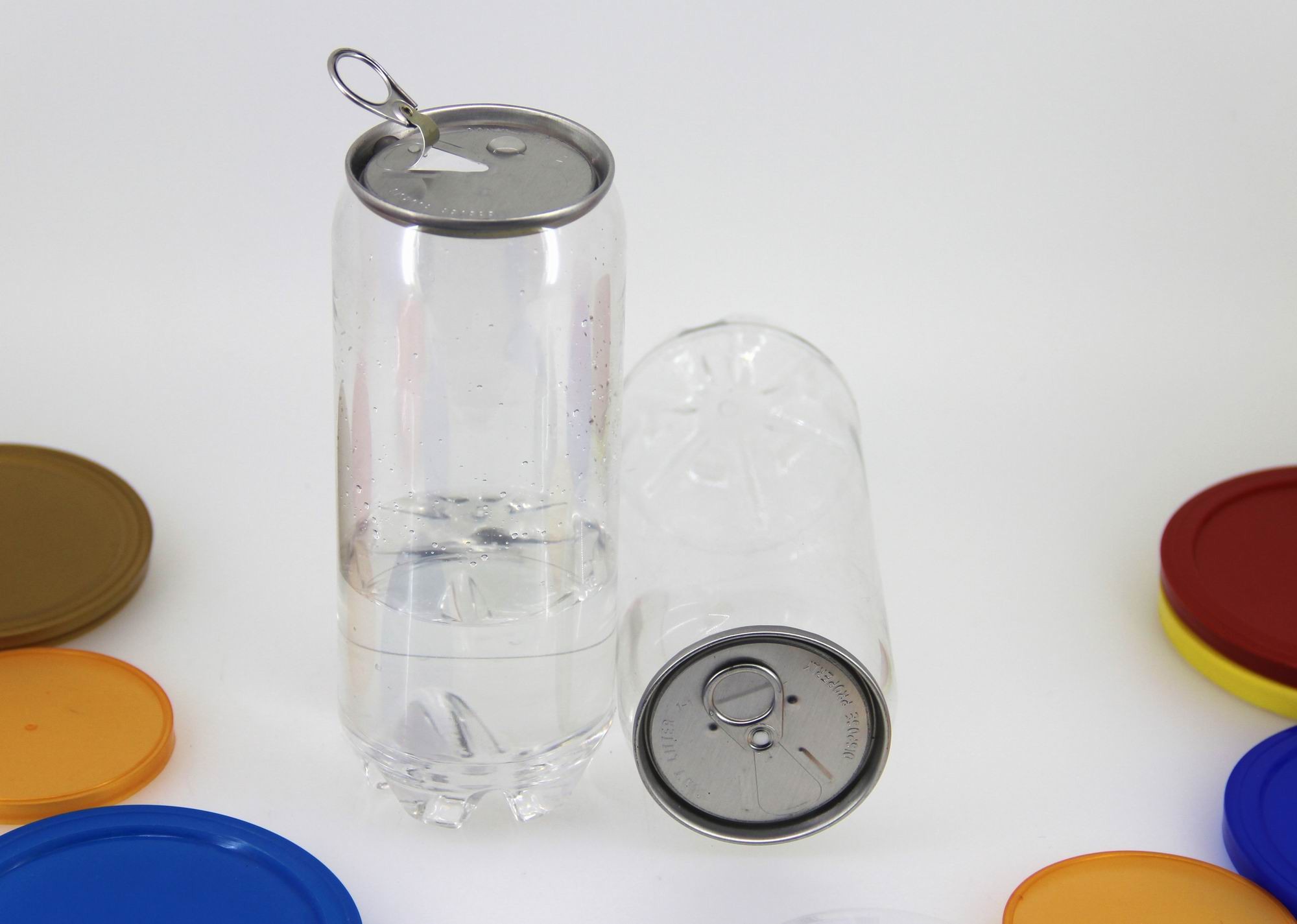 250ml / 340ml / 500ml BPA Free PET Beverage Cans For Soda Juice Packaging