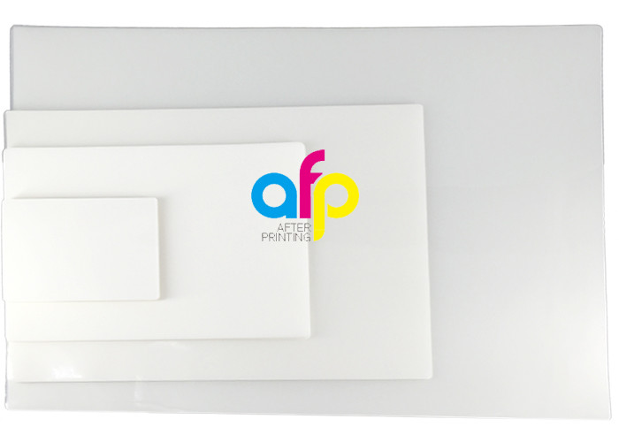 Transparent Pouch Laminating Film Sheets For Picture / ID Card Protection