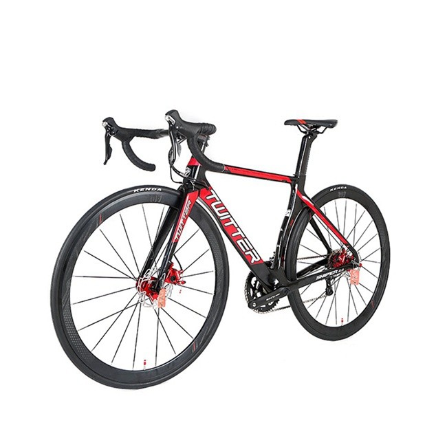 Carbon Fiber aero frame 700C Road Bike Thru Axle Disc Brake 142mm