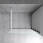 8mm Tempered Glass Walk In Shower Screen With Top Bar Contemporary