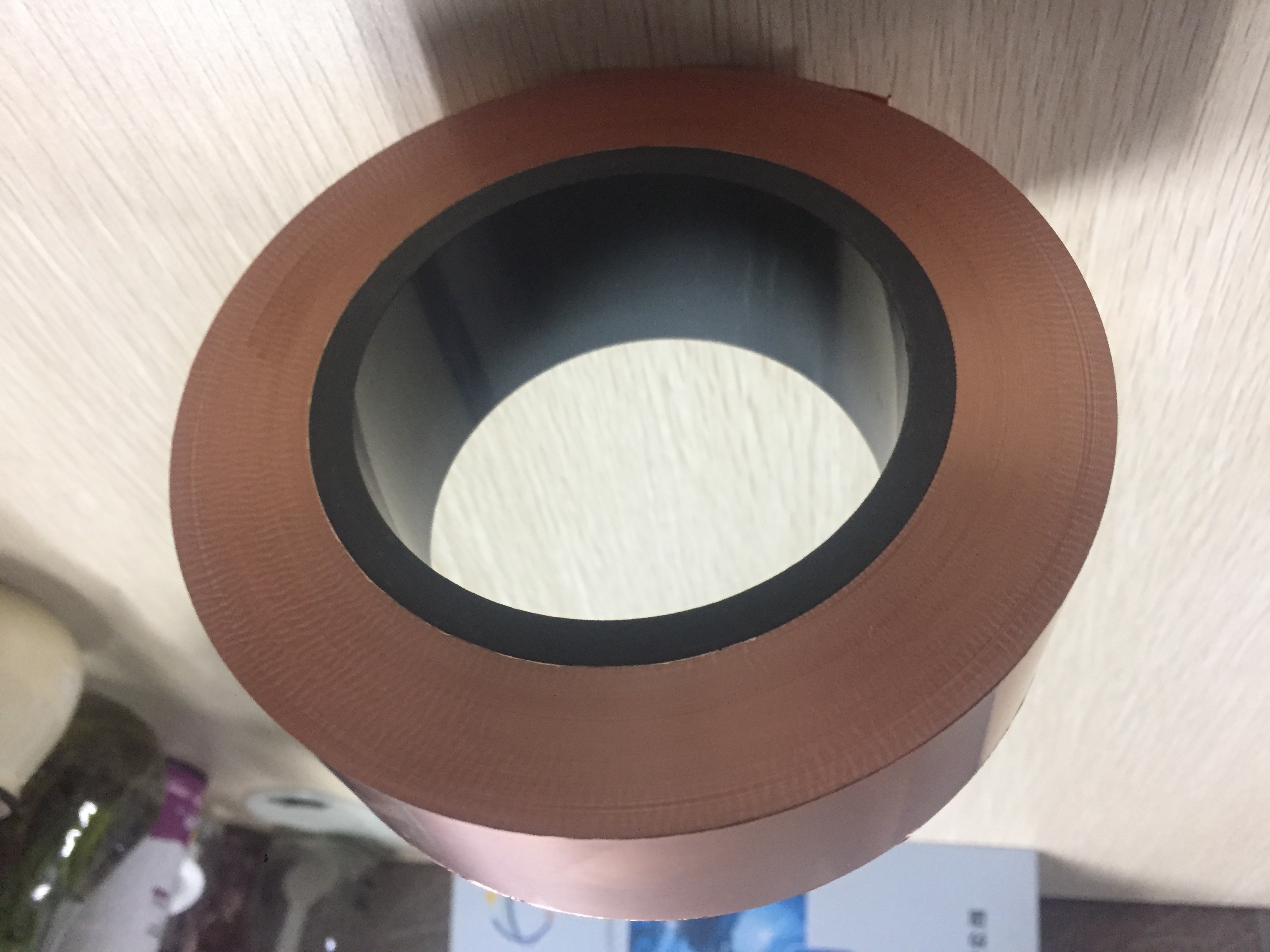 99.95% Purity Soft Copper Foil Roll / Strip Double Sided Light SGS Approval