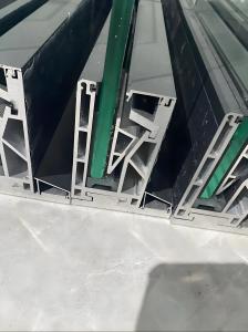 China 1.2mm Thick Powder Coated Aluminum Frameless Glass Fence System wholesale