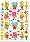 Animal Glitter Childrens Wall Stickers 4360