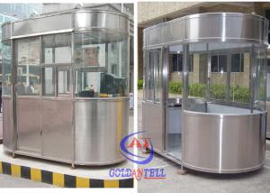 China Outdoor Fibreglass Ticket Security Guard Booths / Mobile guard house wholesale