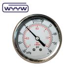 Stainless Steel Positive And Negative Pressure Gauge Vacuum Oil filled