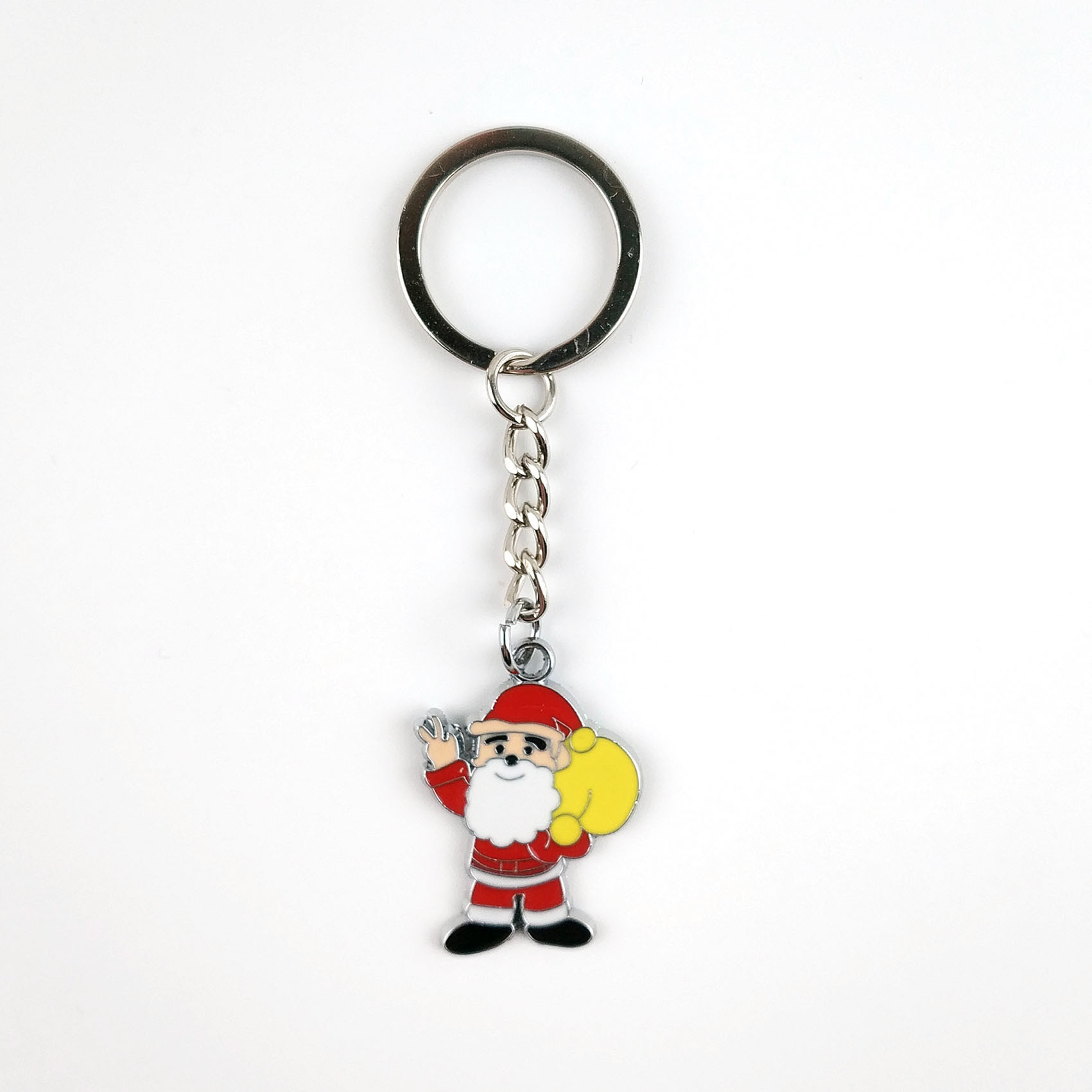 Christmas Themed Soft Enamel Keychain Festive Bells Gingerbread House Designs