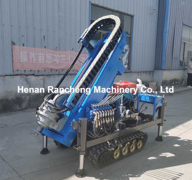 30m Hydraulic Mechanical Transmission Pile Driver With 30HP Diesel Engine