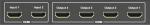 3840x2160 340Mhz 10.2Gbps 2x4 HDMI 4K Splitter